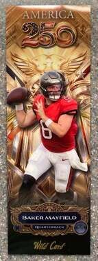 Wild Card America 250 Baker Mayfield Slim Gem Card